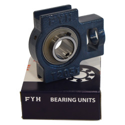 FYH® UCT207 23 UCT Cylindrical Take Up Bearing Unit, 1-15/32 in W, For Use With Side-Mount Take-Up Frame, Cast Iron