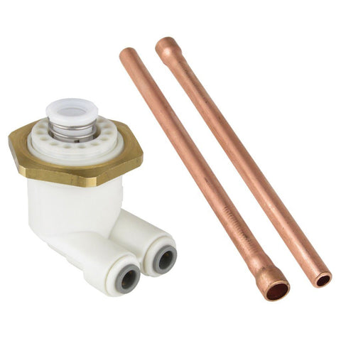 Halsey Taylor® 40572C Tail Pipe, For Use With Elkay and Halsey Taylor Water Cooler, Metal, Gold