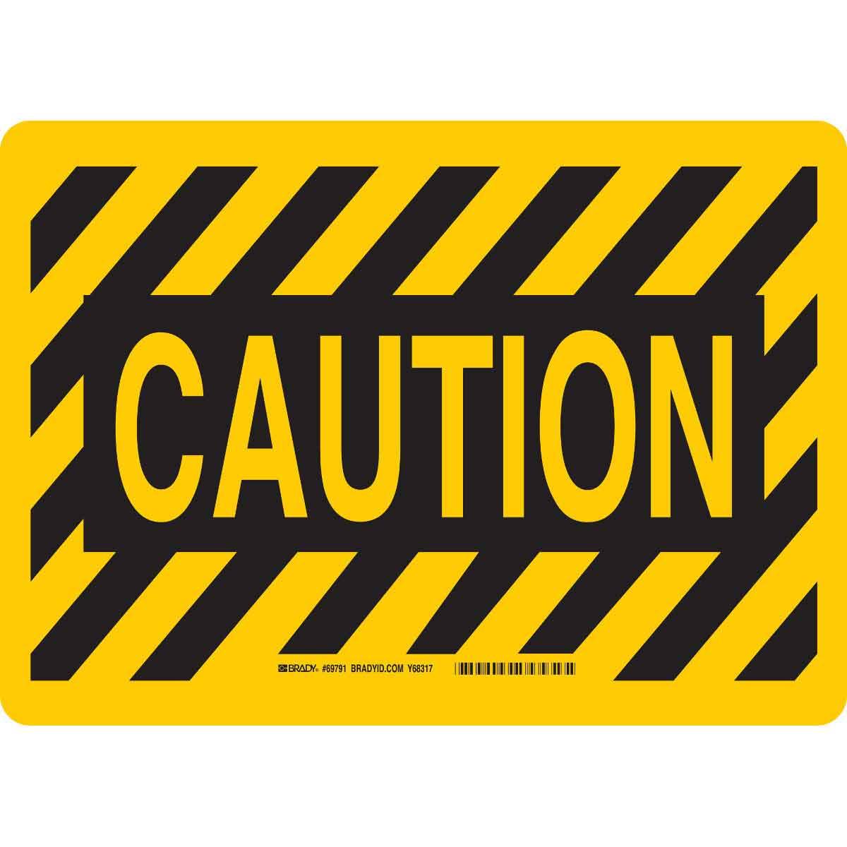 Factory Machine Operational Sign Office & Facility Signs: Brady® 25041 Rectangular Machine and ...