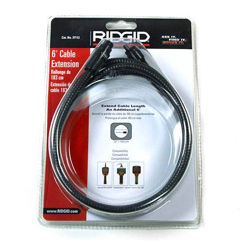 RIDGID® 37113 Universal Cable Extension, For Use With: micro CA-300 Inspection Camera